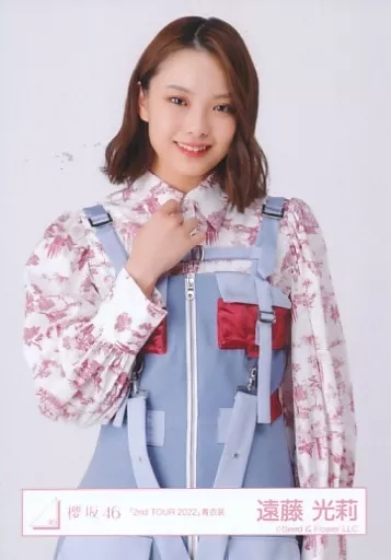 遠藤光莉 「2nd TOUR 2022」青衣装　直筆 チュウ 櫻坂46 だーいすきな、和な衣装⚔️ #衣装 #櫻坂衣装 #櫻坂46 #Sakurazaka46