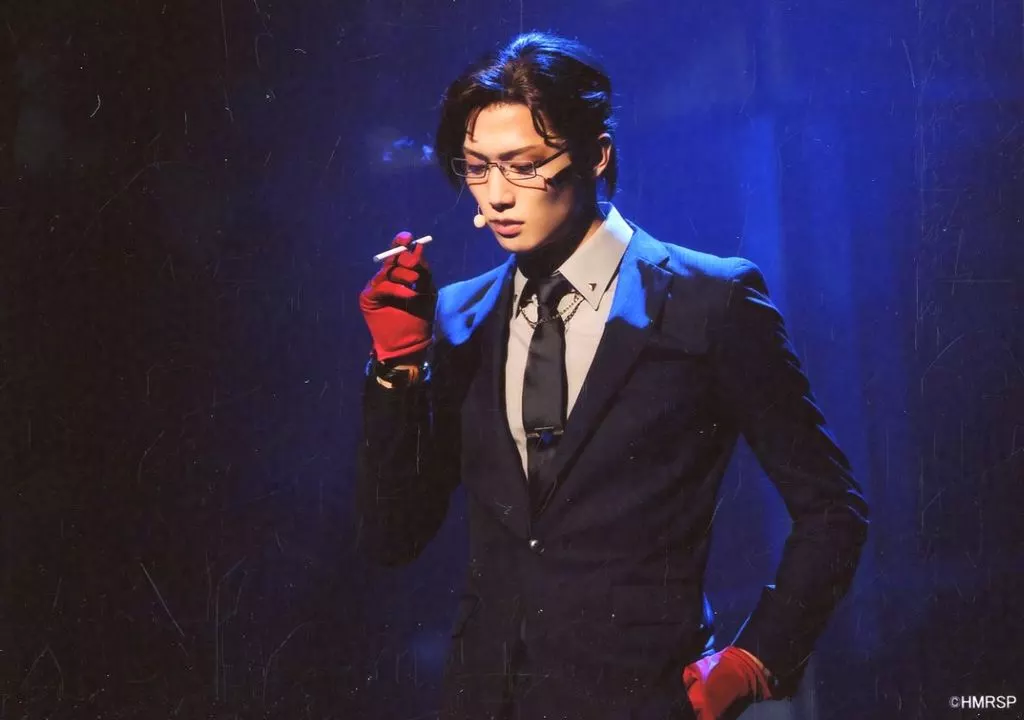 水江建太(入間銃兎)/ライブフォト・横型・上半身・キャラクターショット/舞台「ヒプノシスマイク -Division Rap Battle-』Rule the Stage【Fling Posse VS MAD TRIGGER CREW】」舞台写真