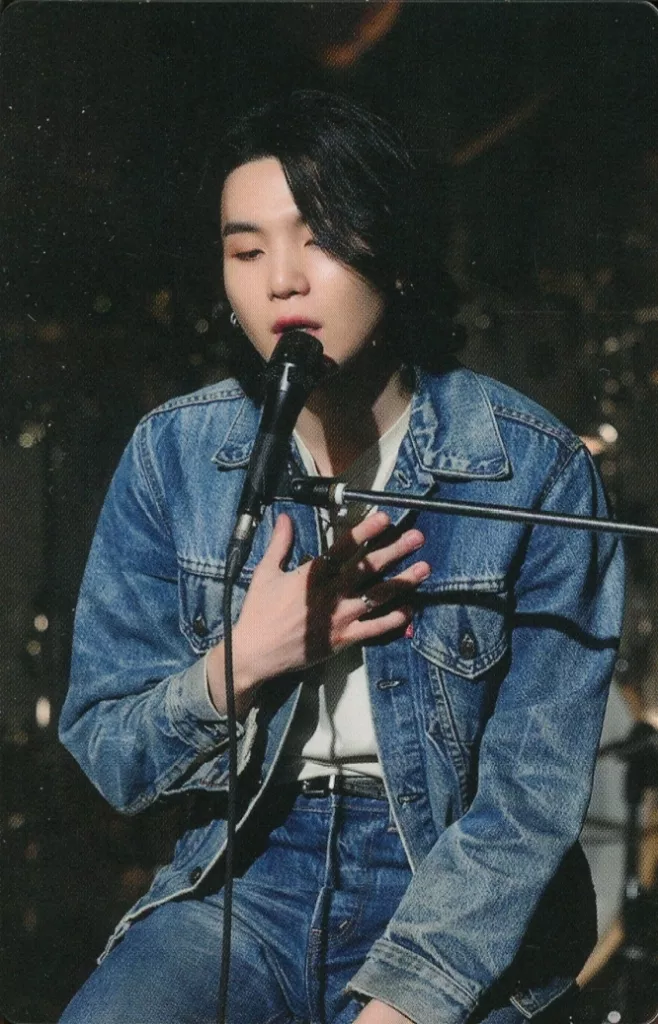 BTS(防弾少年団)/SUGA(シュガ)/ライブフォト/映画「SUGA：Road to D-DAY」来場者特典日本限定オリジナルフォトカード 第1弾