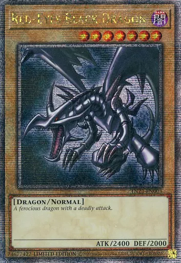 駿河屋 -<中古>TN23-EN003[QCSE]：Red-Eyes Black Dragon/真紅眼