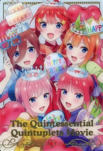 五等分の花嫁(中野一花、中野二乃、中野三玖、中野四葉、中野五月) お部屋のインテリアに！『映画 五等分の花嫁』中野一花、中野二乃