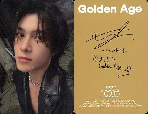 駿河屋 -<中古>NCT/ヘンドリー(HENDERY)/裏面印刷サイン・メッセージ
