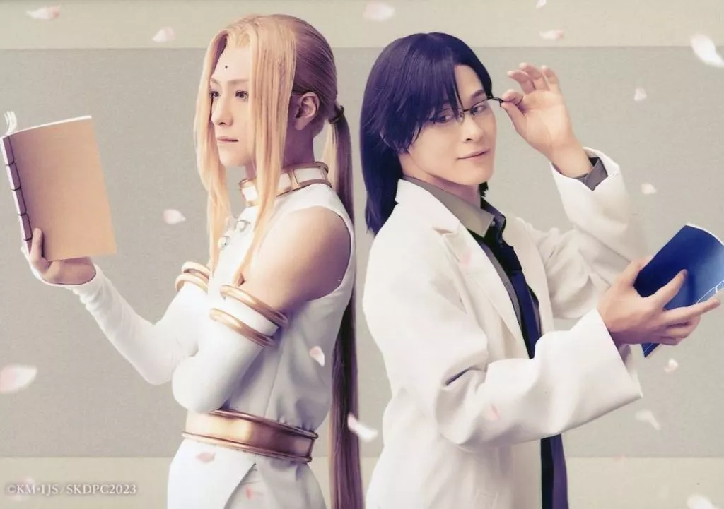 鈴木拡樹(金蝉童子)・藤原祐規(天蓬元帥)/キャラクターショット/「最遊記歌劇伝-外伝-」桃源郷ブロマイド