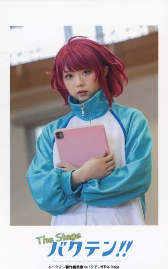 本西彩希帆(栗駒あさを)/キャラクターショット・トレカサイズ/「バクテン!! The Stage」来場者特典インスタントフォト風カード