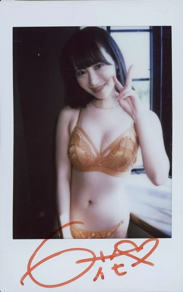 小野六花 サイン入り チェキ 3枚セット 小野六花 直筆サイン入り チェキ プレミアムヌードポーズ 購入特典 生