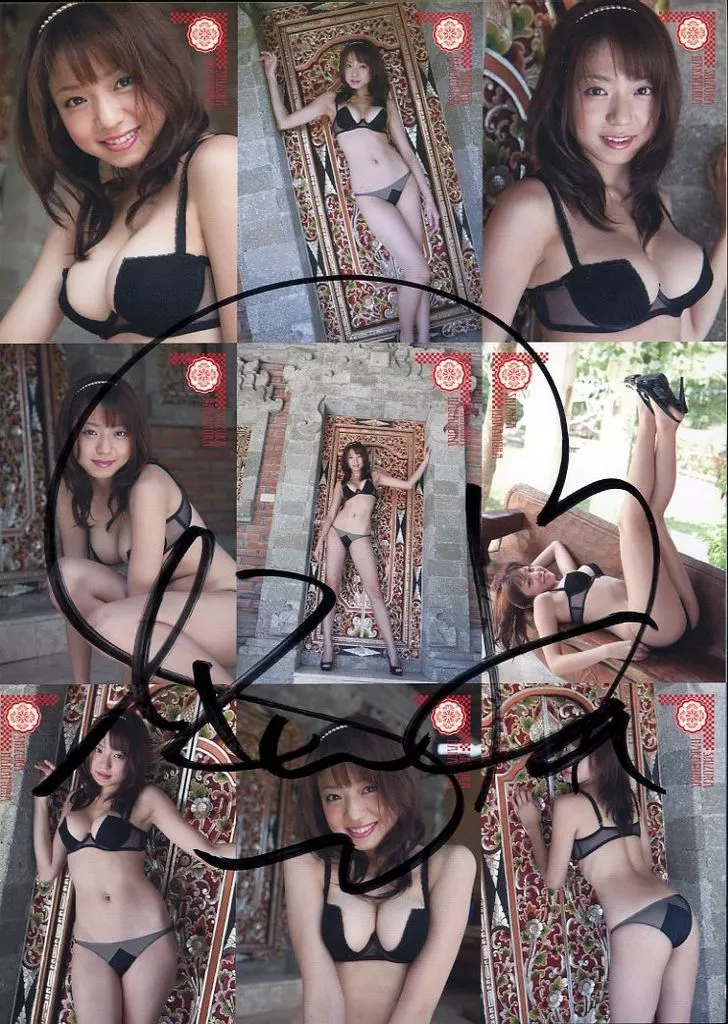 [アンカットシート(直筆サイン入り)(RG 55～63)]：☆中村静香/BOMB CARD LIMITED 中村静香