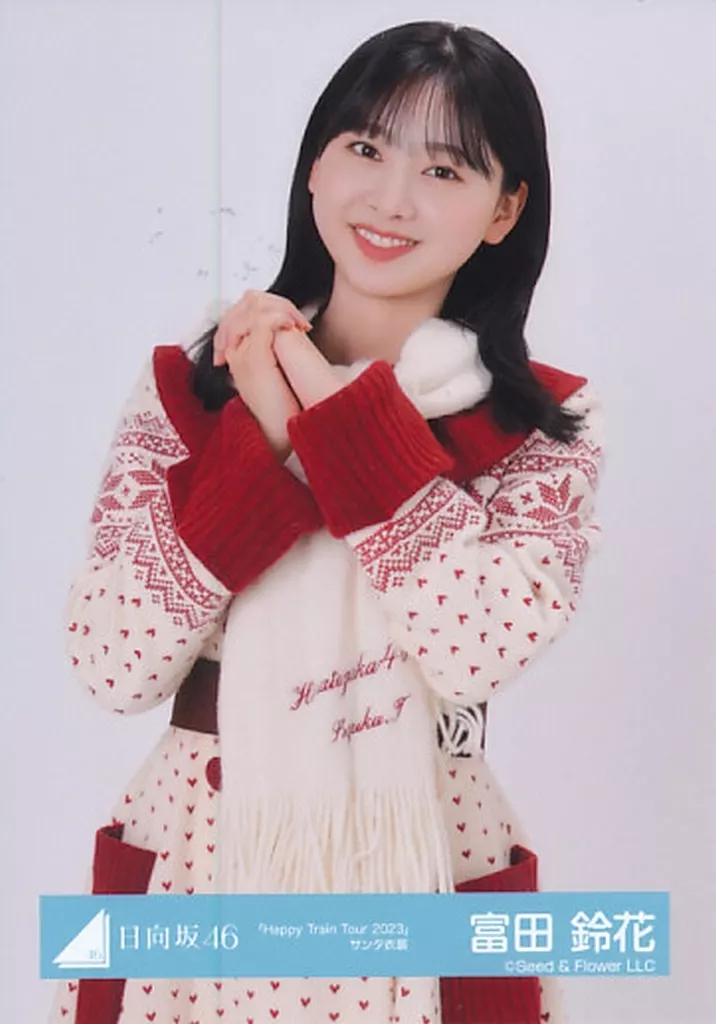 元日向坂46 富田鈴花「Happy Train Tour 2023」サンタ衣装 駿河屋 -<中古>富田鈴花/上半身/日向坂46ランダム生写真【「Happy
