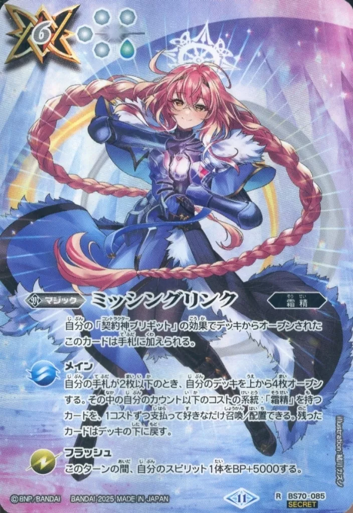 BS70-085[R]：(SECRET)ミッシングリンク