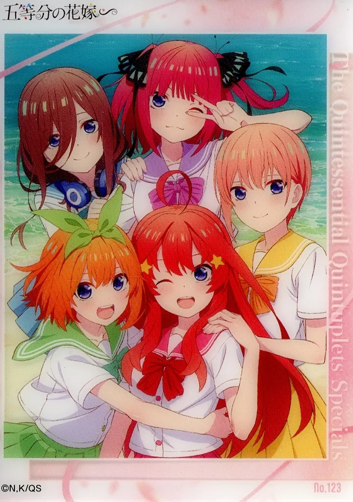 五等分の花嫁　中野一花　中野二乃　中野三玖　中野四葉　中野五月　五つ子集合　全員 駿河屋 -<中古>No.123：中野一花＆中野二乃＆中野三玖＆中野四葉＆中野