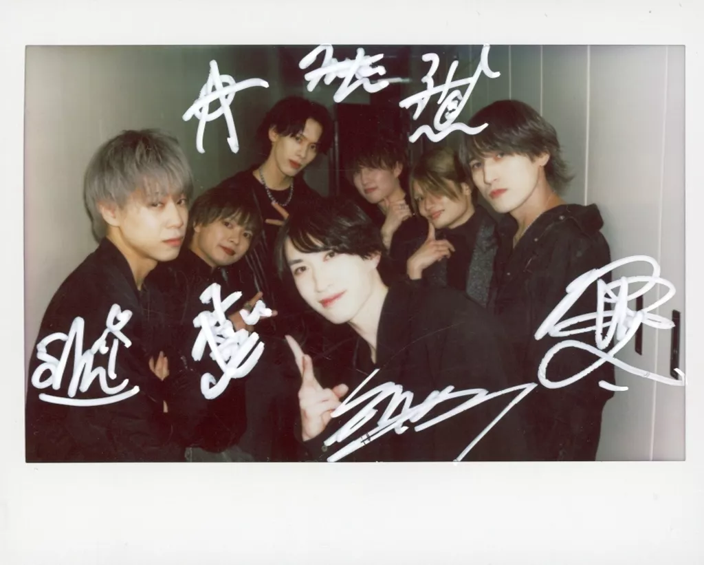 ☆ジャンクロップ/集合(7人)/直筆サイン入り/ユニットワイドチェキ 黒衣装ver.