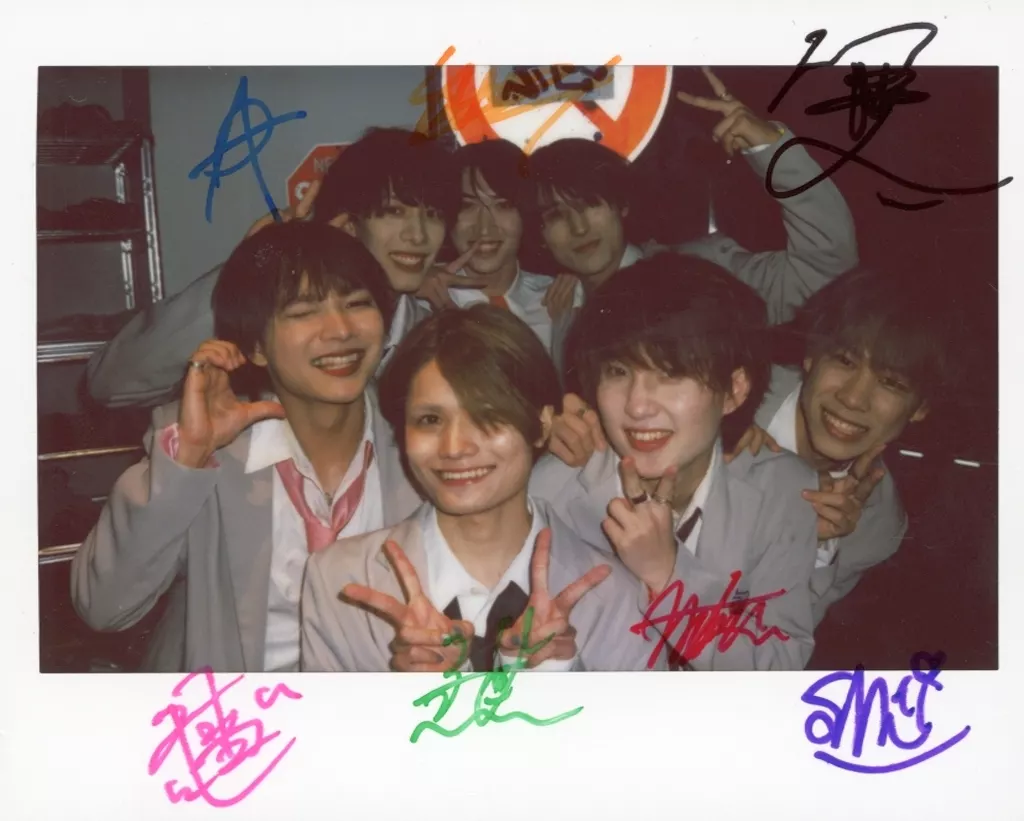 ☆ジャンクロップ/集合(7人)/直筆サイン入り/ユニットワイドチェキ ブレザーver.