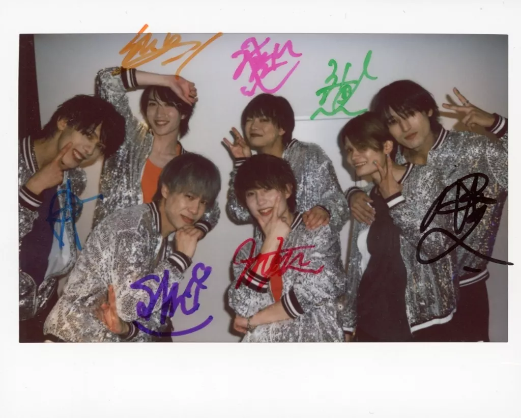 ☆ジャンクロップ/集合(7人)/直筆サイン入り/ユニットワイドチェキ スパンコールver.