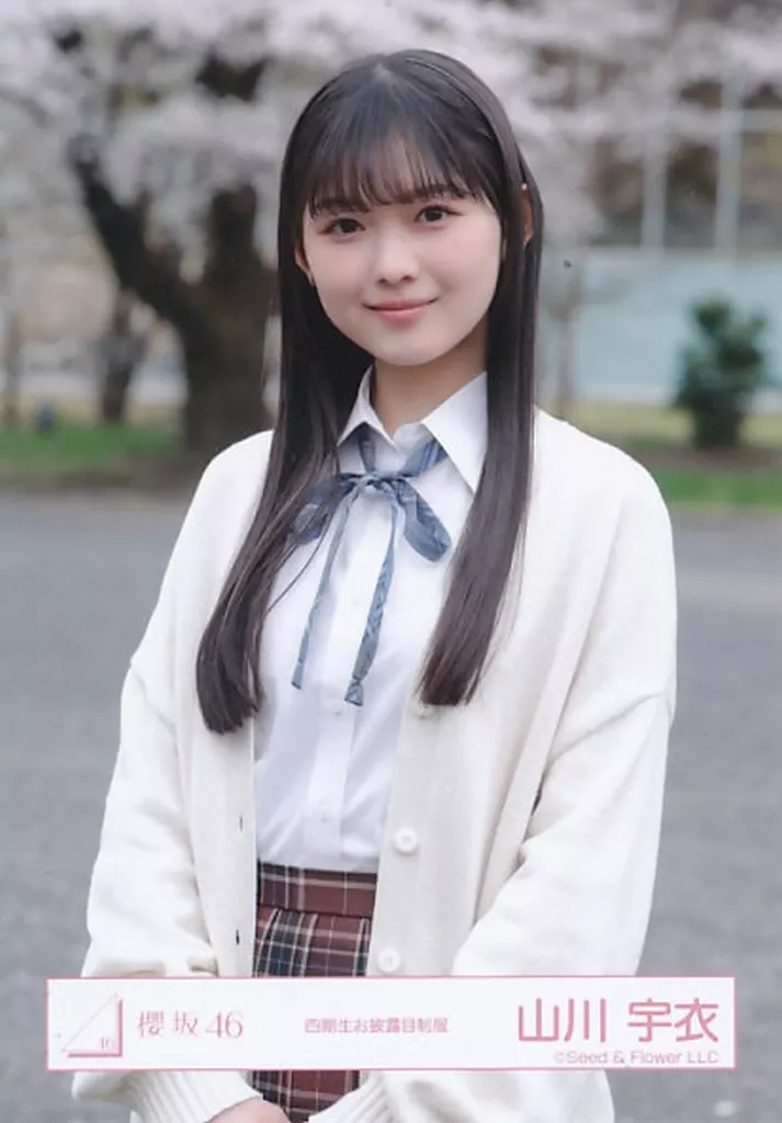 櫻坂46 山川宇衣 生写真 20種 摩擦係数 赤白 赤緑 水色 ギンガムチェック 画像・写真 | 櫻坂46に今年加入の19歳・山川宇衣、初々しい透明感抜群