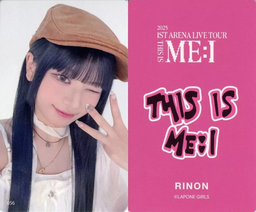駿河屋 -<中古>056：ME：I/RINON(村上璃杏)/「2025 ME：I 1ST