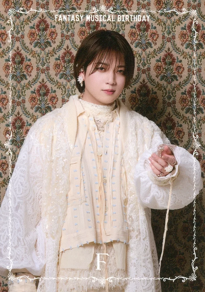 コレクションカード(男性)/Fantasy　Musical「バースデー」ランダムカード　廣野凌大(F)/背景花柄/Fantasy Musical「バースデー」ランダムカード