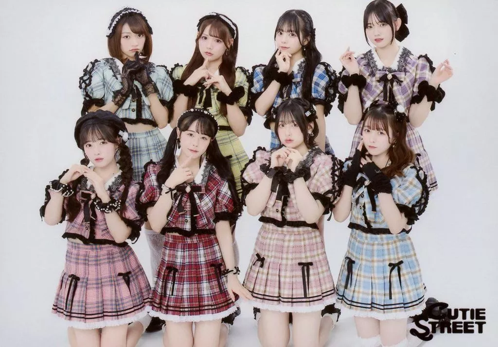 59：CUTIE STREET/集合(8人)/CUTIE STREET 生写真 -チェック柄制服衣装edition-