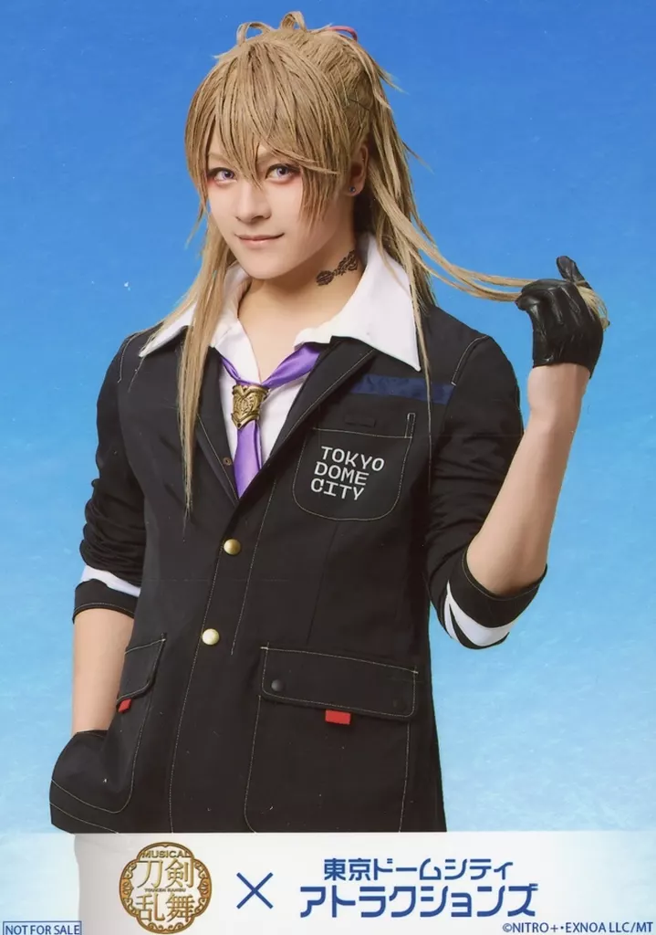 長田光平(小竜景光)/キャラクターショット/「ミュージカル『刀剣乱舞』×東京ドームシティ アトラクションズ」コラボフード＆ドリンク購入特典ブロマイド