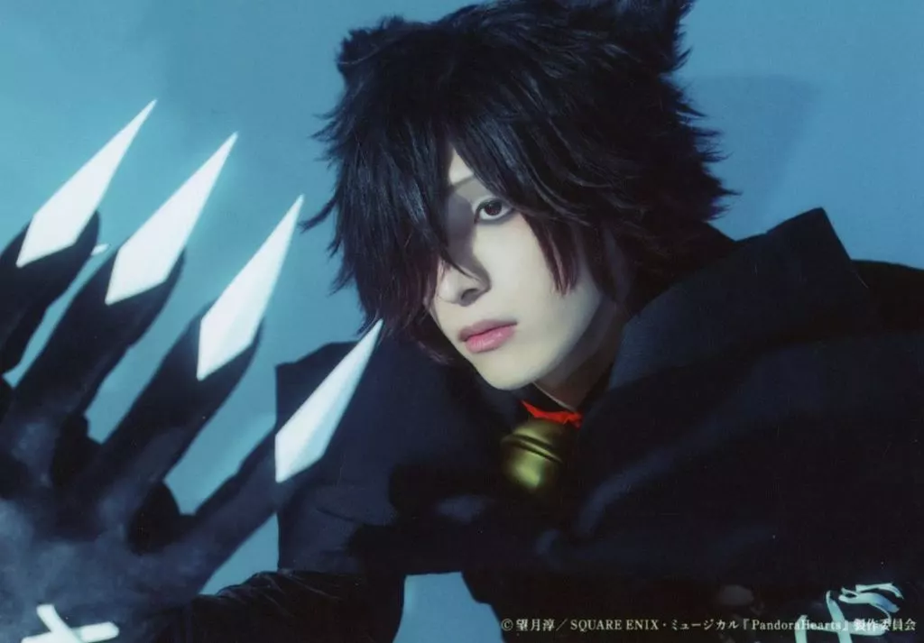 田口司(チェシャ猫)/横型・背景水色・キャラクターショット/ミュージカル「PandoraHearts」ランダムブロマイド