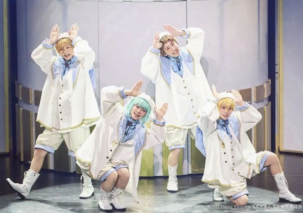 集合(4人)/ライブフォト・横型・キャラクターショット/Ra*bits/「あんさんぶるスターズ! THE STAGE -Blessing Moment-」ランダム舞台写真