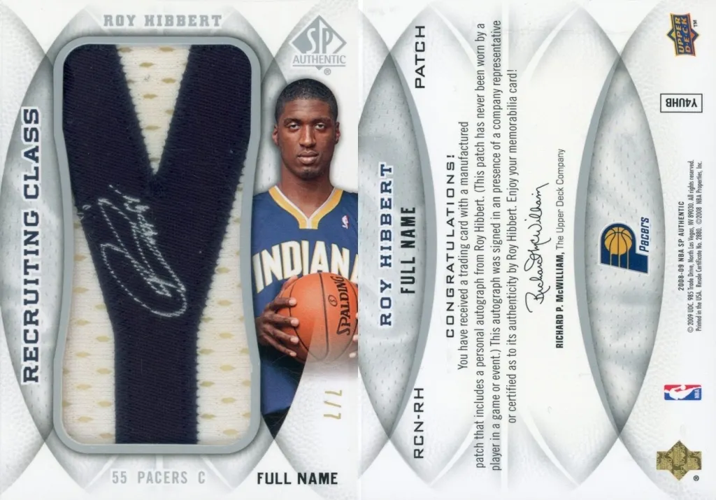 RCN-RH[Memorabilia]：Roy Hibbert(直筆サイン入り)(ジャージー)(/7)