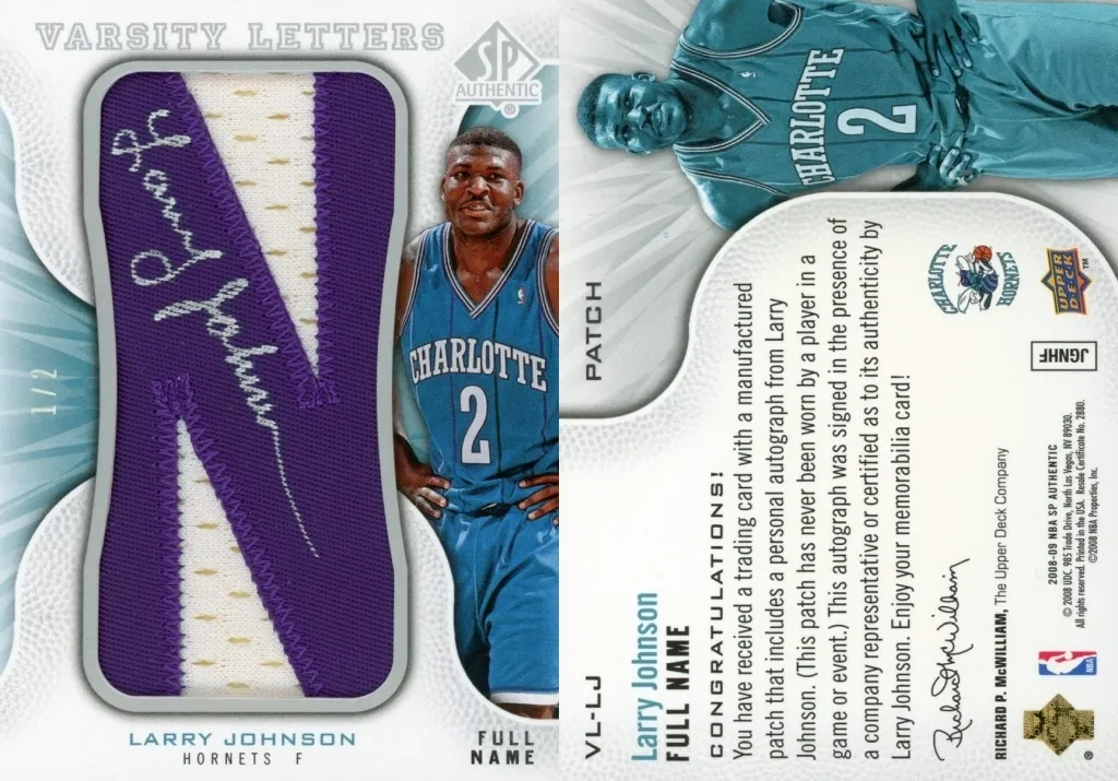 VL-LJ[Memorabilia]：Larry Johnson(直筆サイン入り)(ジャージー)(/2)