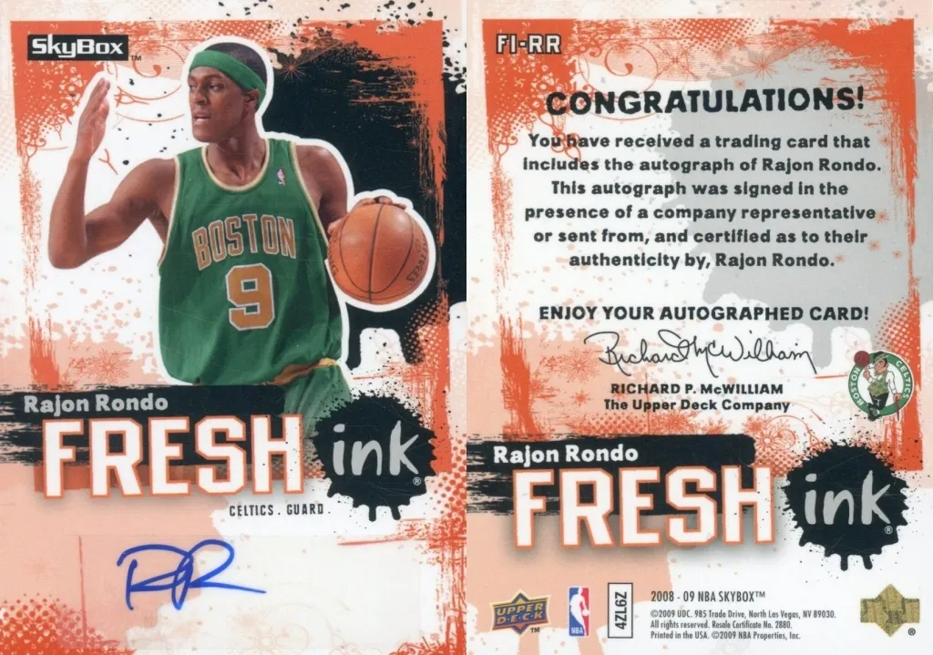 FI-RR[Autographs]：Rajon Rando(直筆サイン入り)