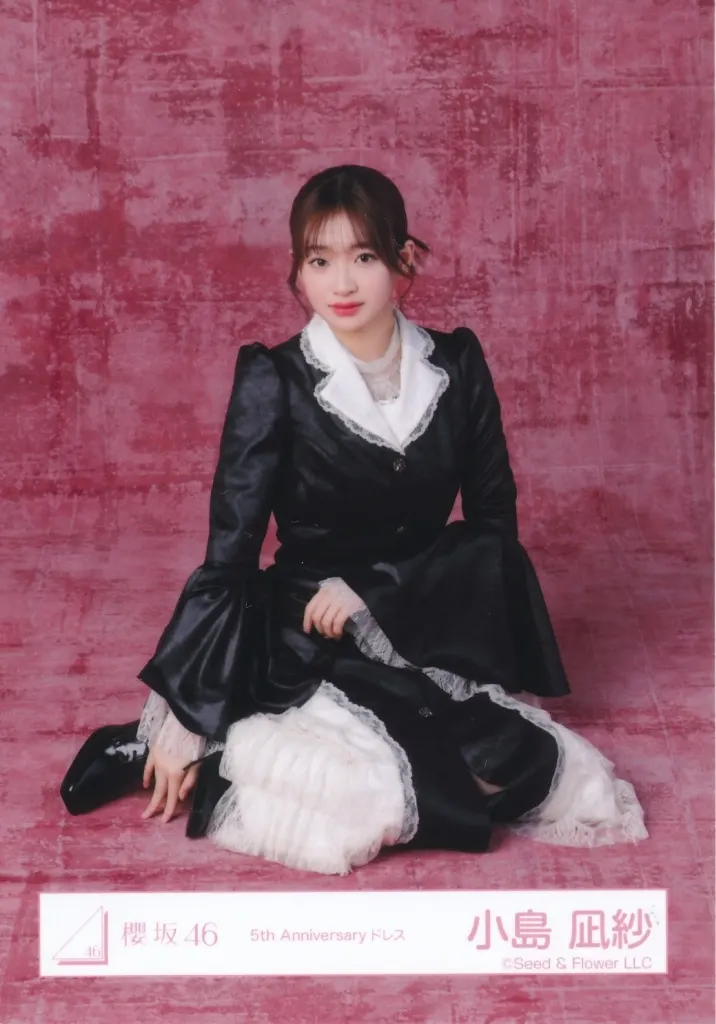 r*n様 櫻坂46 生写真　5th Anniversary ドレス　小島凪紗　直 駿河屋 -<中古>櫻坂46/小島凪紗/座り/櫻坂46ランダム生写真【5th