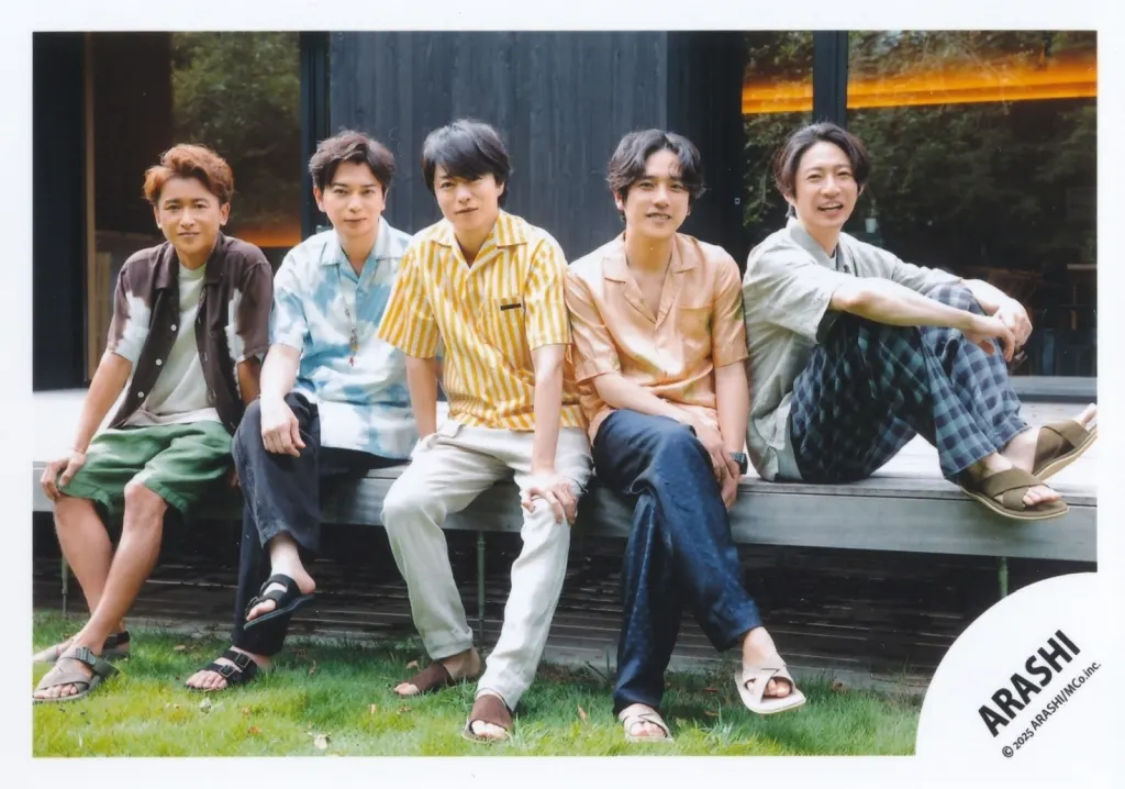 嵐/集合(5人)/横型・全身/嵐 オリジナルフォト2025/公式生写真