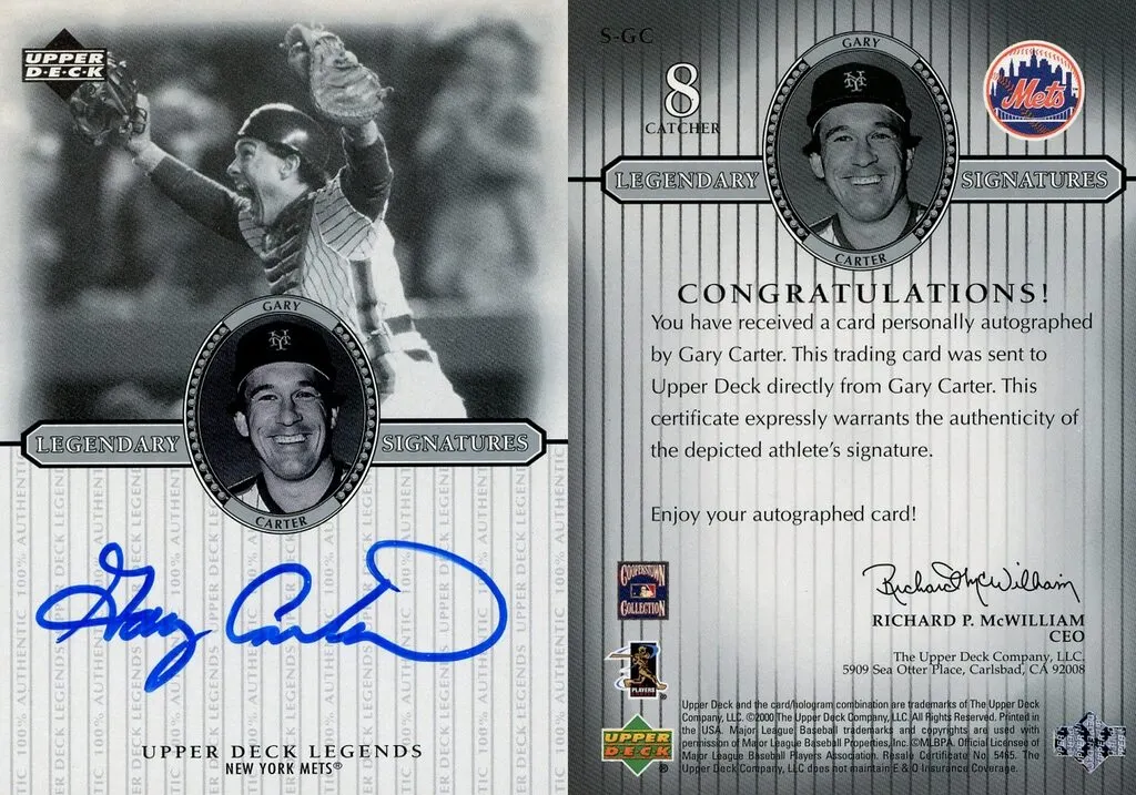 S-GC[Autographs]：Gary Carter(直筆サイン入り)