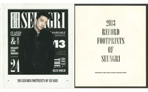 絶版本 SEUNGRI'S 2ND MINI ALBUM MAKING BOOK 駿河屋 -<中古><<韓流>> 付録付)SEUNGRI'S 2nd MINI ALBUM MAKING BOOK
