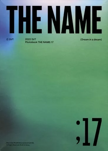 SEVENTEEN - THE NAME;17 おまけ付き SEVENTEEN 2022 SVT PHOTOBOOK THE NAME 17