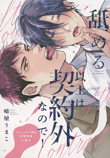 【小冊子】舐める以上は契約外なので! コミコミスタジオ限定有償特典小冊子