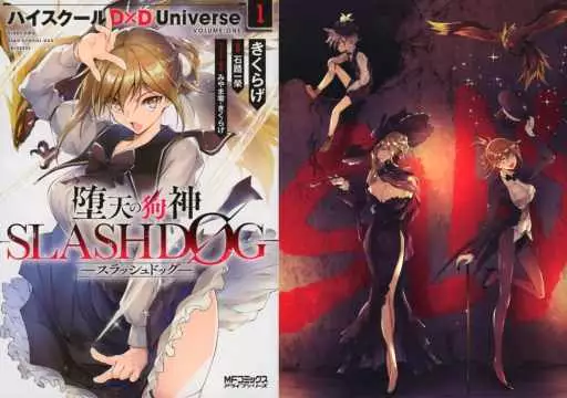 堕天の狗神 SLASHDOG メロンブックス 1〜2巻購入特典 駿河屋 -<中古>特典付）限定1）堕天の狗神 SLASHDOG ハイスクールD×D