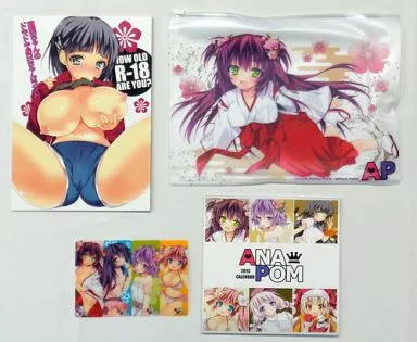 ANAPOM 4点セット （直葉ちゃんのドキドキお兄ちゃんランド + B5対応ポーチ + クリア4連しおり + CDサイズカレンダー） – ソードアート・オンライン