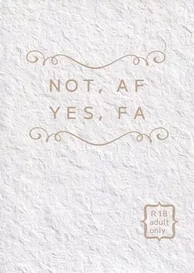 黒子のバスケ 【コピー誌】NOT．AF YES．FA / 蒼巳 （降旗光樹×赤司征十郎） / ファッションパンツしまぱん