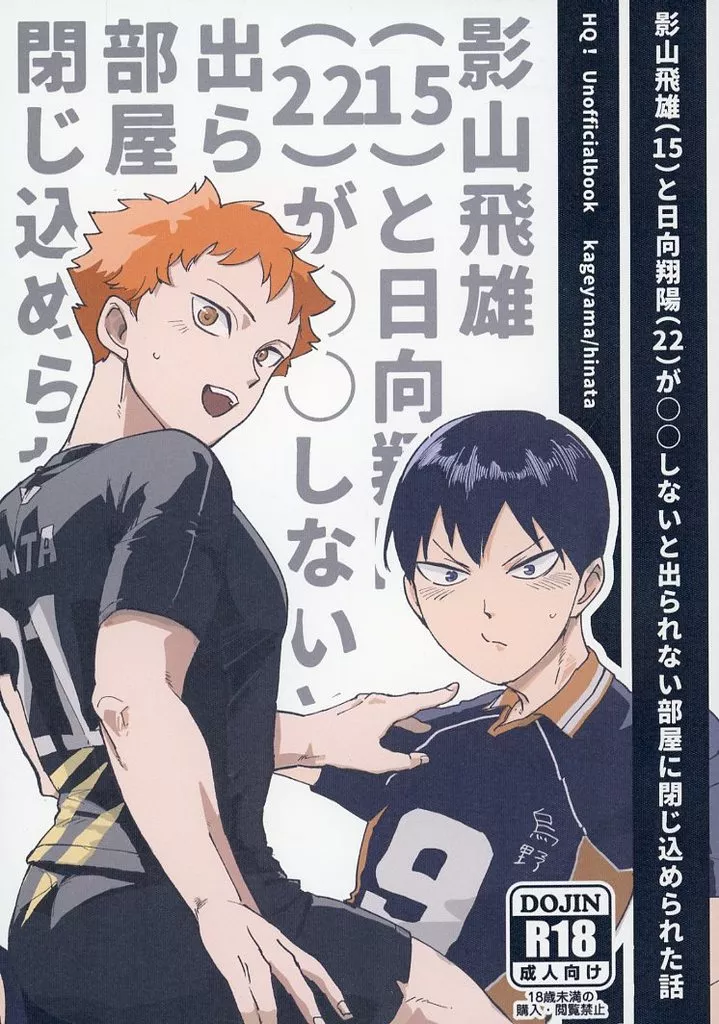 影山飛雄（15）と日向翔陽（22）が○○しないと出られない部屋に閉じ込められた話 – ハイキュー!! – 日向翔陽 影山飛雄