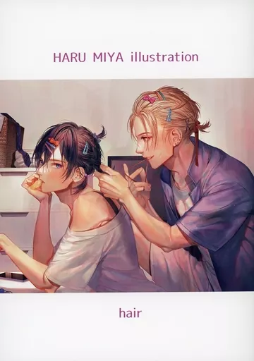 HARU MIYA illustration hair – オリジナル