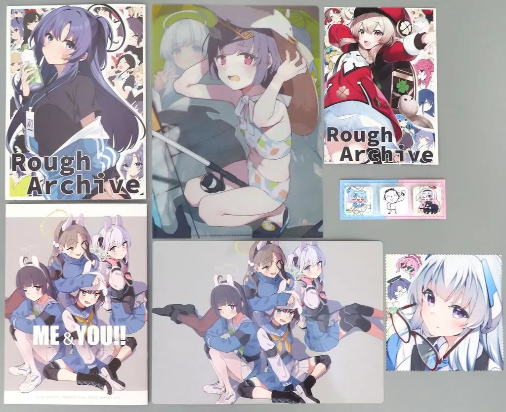 ブルーアーカイブ 【C103】こころにあほ毛×製紙工場 9点セット / 咲宮まふ / ねたろぅ / こころにあほ毛/製紙工場
