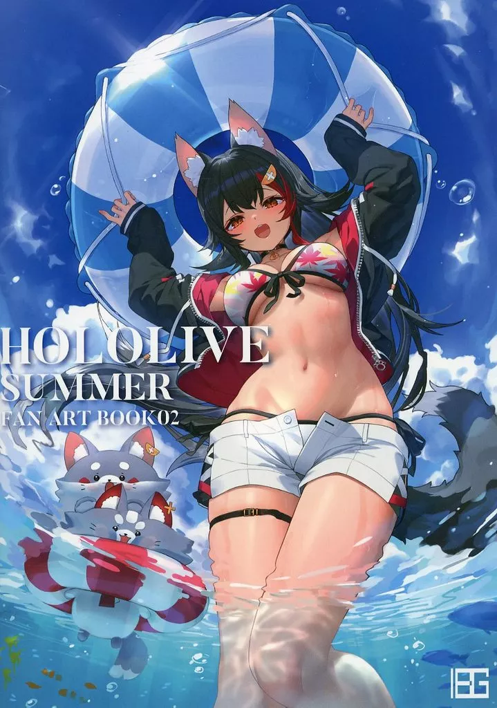 バーチャルYoutuber HOLOLIVE SUMMER FAN ART BOOK 02 / 泉彩 / 大陸間弾道少女