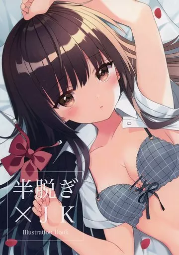 半脱ぎ×JK Illustration Book – 女子校生