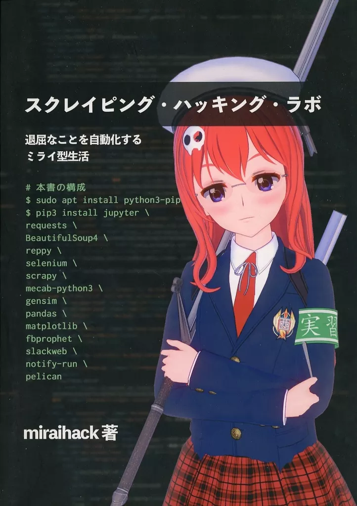 評論・考察・解説系 スクレイピング・ハッキング・ラボ 退屈なことを自動化するミライ型生活 / miraihack / ミライ・ハッキング・ラボ