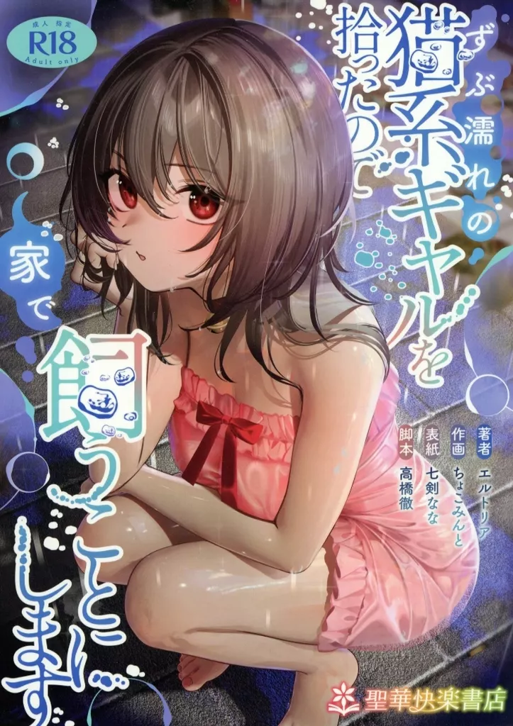 ずぶ濡れの猫系ギャルを拾ったので家で飼うことにします_image