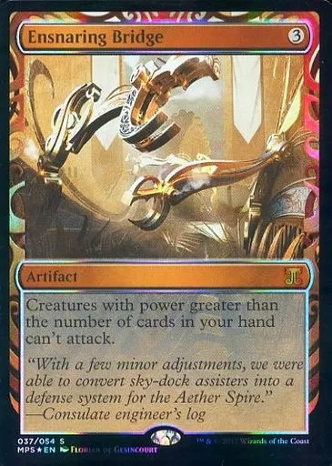 駿河屋 - 【買取】037/054[神話R]：【MPS】【FOIL】Ensnaring Bridge
