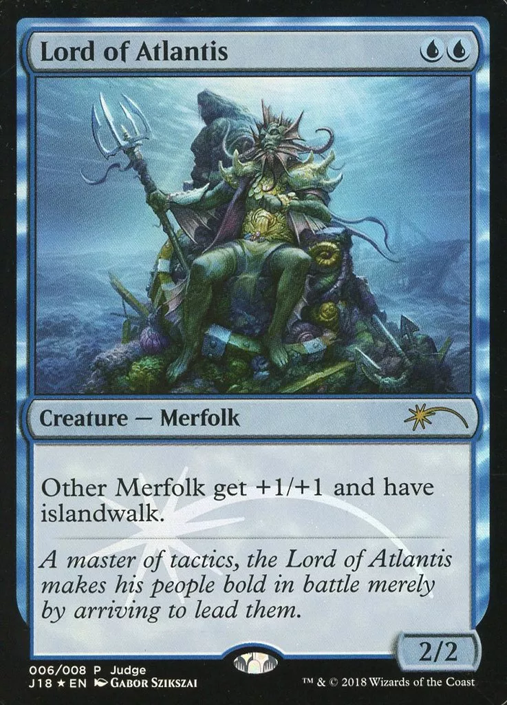 006/008[P]：【FOIL】Lord of Atlantis/アトランティスの王