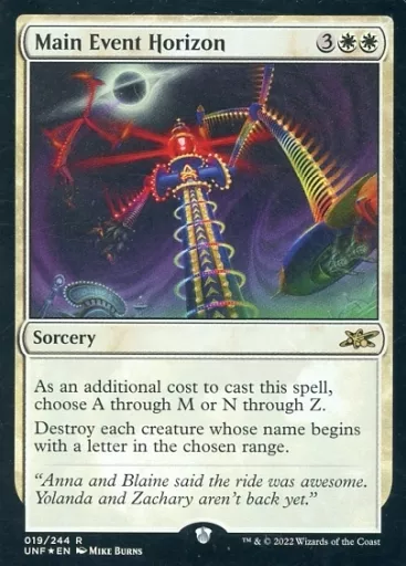 019/244[R]：【UNF】【FOIL】Main Event Horizon/メインイベントの地平線