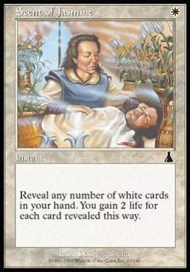 【ご確認用】UDS foil ジャスミンの香りa 英語 1枚　MTG 駿河屋 - 【買取】17/143[C]：【UDS】Scent of Jasmine/ジャスミンの