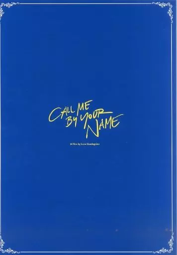 【パンフレット(洋画)】 パンフ)君の名前で僕を呼んで CALL ME BY YOUR NAME(豪華版)