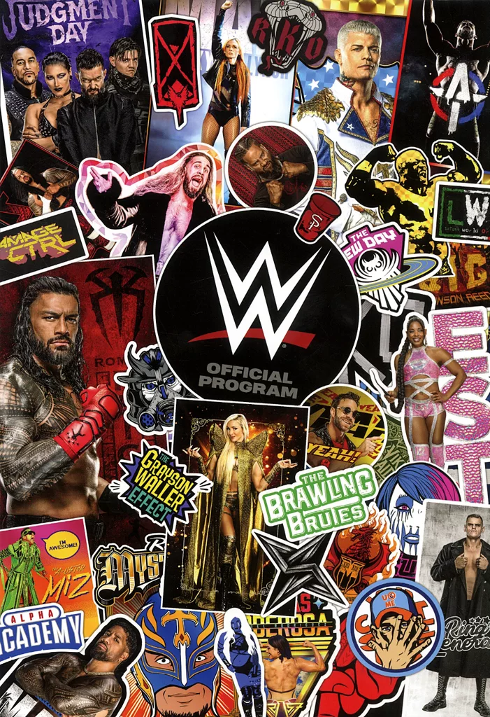 【パンフレット(格闘技)】 パンフ)WWE OFFICIAL PROGRAM 2024