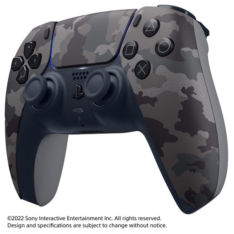 PS5ハード ワイヤレスコントローラー DualSense(グレーカモフラージュ 