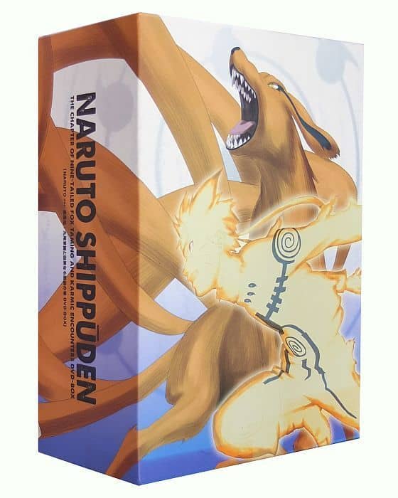 Naruto Shippuden Nine Tailed Grip And Causal Spear Chapter With Box First Edition Complete 6 Volume Set Status Disc Case Has Difficulty Video Software Suruga Ya Com